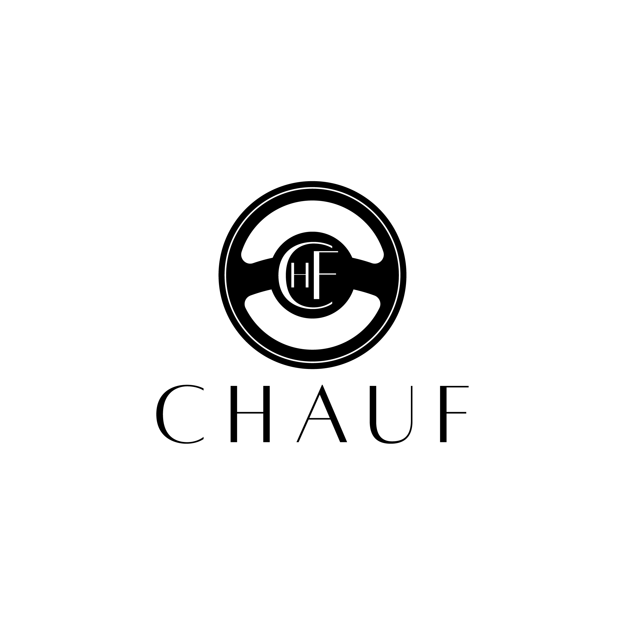 CHAUF logo zwart